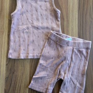 Zara 3Y Pointelle Floral Set